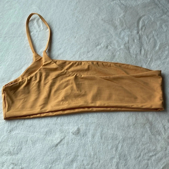 New! Free People x Toast Signature One-Shoulder Bikini top 19815 - Picture 3 of 7